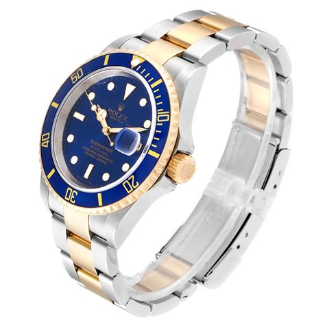 rolex 16613 blue bezel.